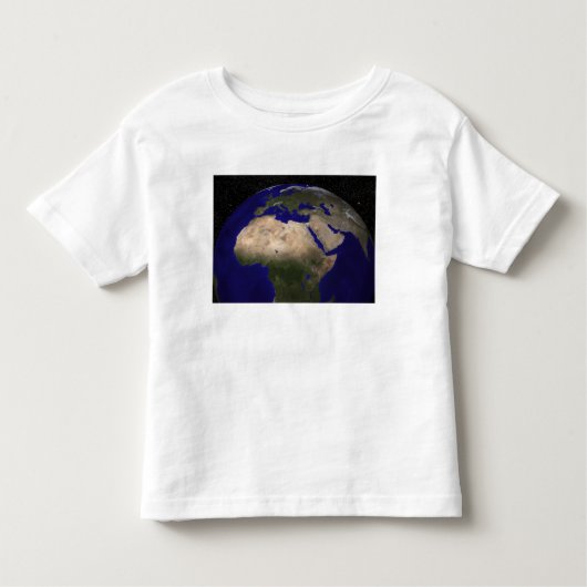 Uitzicht van Afrika, Europa, het Midden-Oosten en Kinder Shirts (Voorkant)