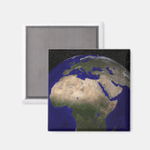 Uitzicht van Afrika, Europa, het Midden-Oosten en  Magneet (Voorkant / Achterkant)