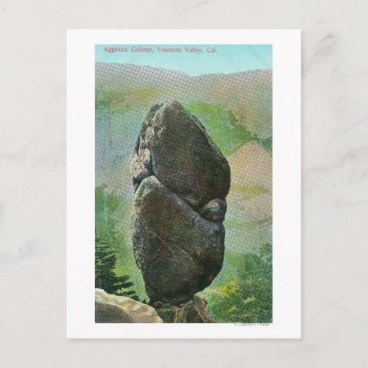 Uitzicht van Aggassiz ColumnYosemite Nat'l Park, C Briefkaart (Voorkant)