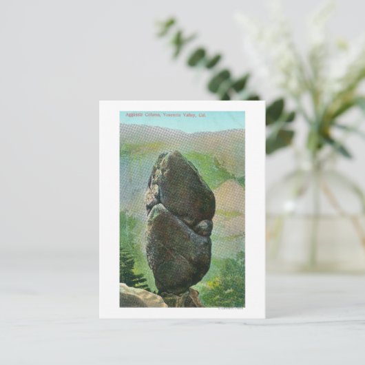Uitzicht van Aggassiz ColumnYosemite Nat'l Park, C Briefkaart (Staand voorkant)