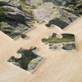 Uitzicht van Aiguille Du Midi Legpuzzel (Zijkant)