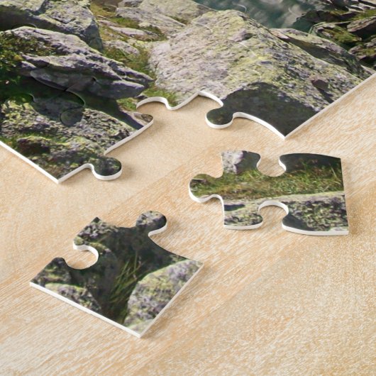 Uitzicht van Aiguille Du Midi Legpuzzel (Zijkant)