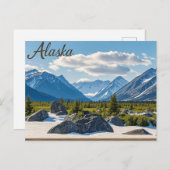 uitzicht van Alaska Lake Briefkaart (Voorkant / Achterkant)