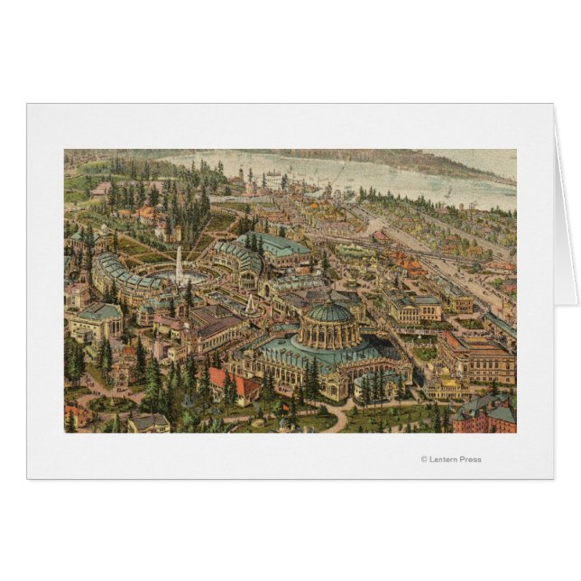 Uitzicht van Alaska Yukon Pacific Expo (Voorkant Horizontaal)