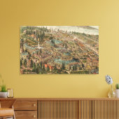 Uitzicht van Alaska Yukon Pacific Expo Canvas Afdruk (Insitu (Woonkamer))