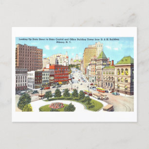  Uitzicht van Albany, New York, Briefkaart