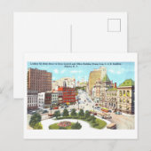  Uitzicht van Albany, New York, Briefkaart (Voorkant / Achterkant)