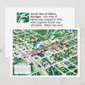 Uitzicht van Albion Michigan 1993 (Voorkant / Achterkant)