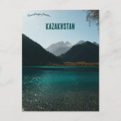 Uitzicht van Almaty Kazachstan Briefkaart (Voorkant)