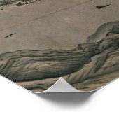 Uitzicht van Ama-no-Hashidate door Sesshüu Tōyō Poster (Hoek)