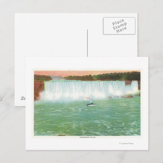 Uitzicht van Amerikaanse Herfsten Briefkaart (Voorkant / Achterkant)