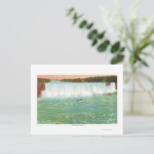 Uitzicht van Amerikaanse Herfsten Briefkaart (Staand voorkant)