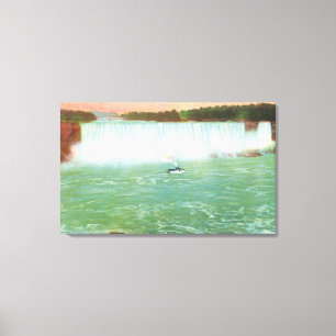 Uitzicht van Amerikaanse Herfsten Canvas Afdruk