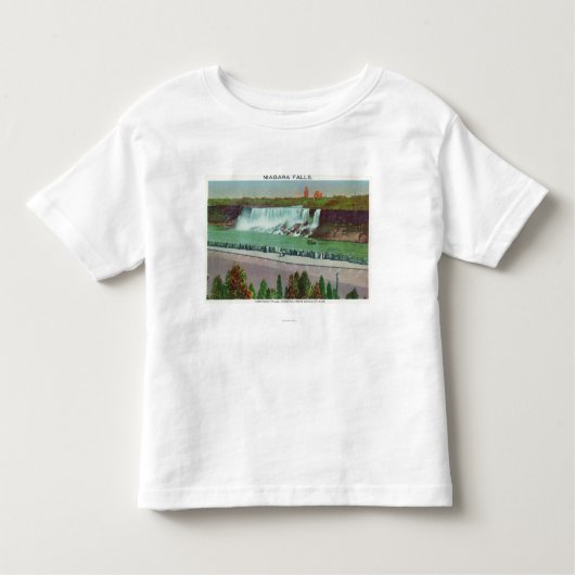 Uitzicht van Amerikaanse Herfsten en kust Kinder Shirts (Voorkant)