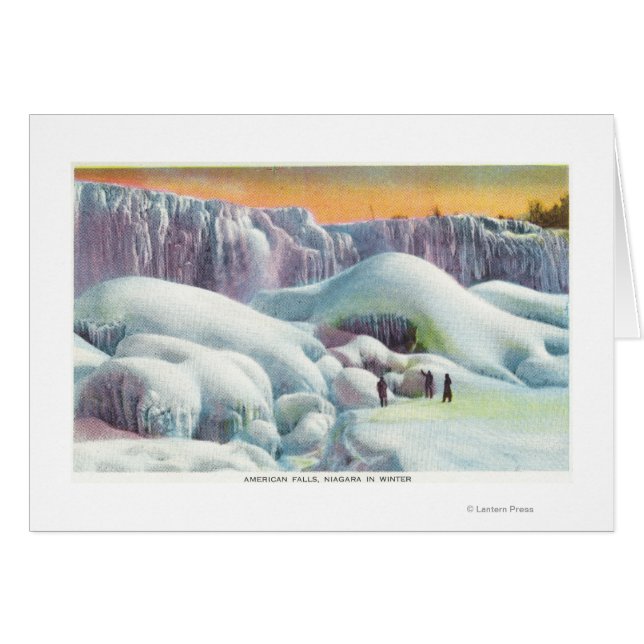 Uitzicht van Amerikaanse Herfsten in de winter (Voorkant Horizontaal)