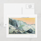 Uitzicht van Amerikaanse Herfsten in de winter # 2 Briefkaart (Voorkant / Achterkant)