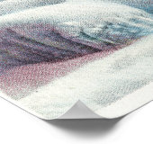 Uitzicht van Amerikaanse Herfsten in de winter Poster (Hoek)
