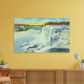 Uitzicht van Amerikaanse Herfsten op geiteneiland  Canvas Afdruk (Insitu (Woonkamer))