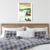 Uitzicht van Amerikaanse Herfsten van Goat Island Canvas Afdruk (Insitu (Slaapkamer))
