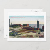 Uitzicht van Anaconda en Neversweat Mines Briefkaart (Voorkant / Achterkant)