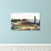 Uitzicht van Anaconda en Neversweat Mines Canvas Afdruk (Insitu (Houten vloer))