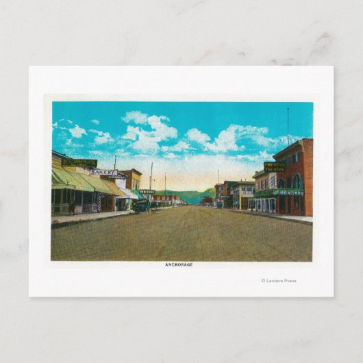 Uitzicht van Anchorage, Alaska Anchorage, AK Briefkaart (Voorkant)