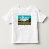 Uitzicht van Anchorage, Alaska Anchorage, AK Kinder Shirts (Voorkant)