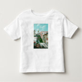 Uitzicht van Angels Flight Trolley Kinder Shirts (Voorkant)