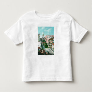 Uitzicht van Angels Flight Trolley Kinder Shirts