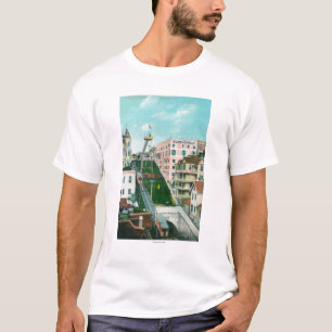 Uitzicht van Angels Flight Trolley T-shirt