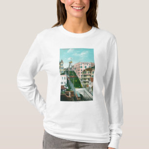 Uitzicht van Angels Flight Trolley T-shirt