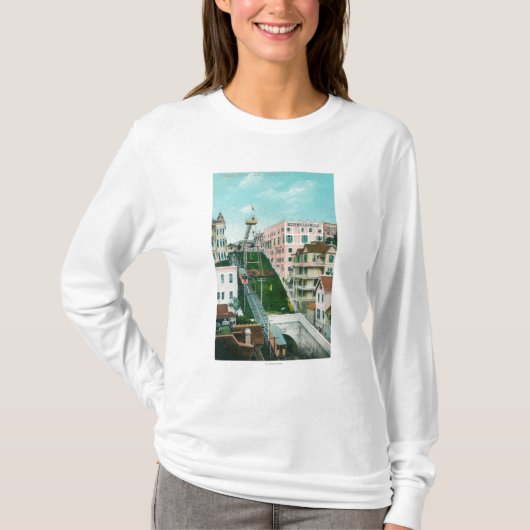 Uitzicht van Angels Flight Trolley T-shirt (Voorkant)