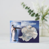 Uitzicht van Antarctica Briefkaart (Staand voorkant)