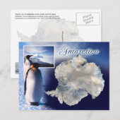 Uitzicht van Antarctica Briefkaart (Voorkant / Achterkant)