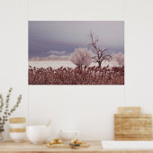 Uitzicht van Antelope Island - Utah - Poster, bevr Poster (Keuken)