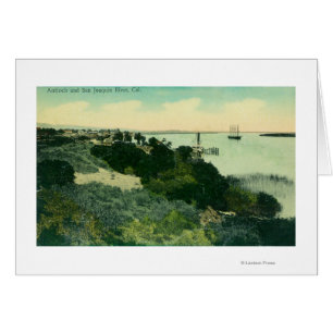 Uitzicht van Antioch en de San Joaquin