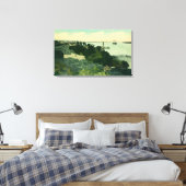Uitzicht van Antioch en de San Joaquin Canvas Afdruk (Insitu (Slaapkamer))