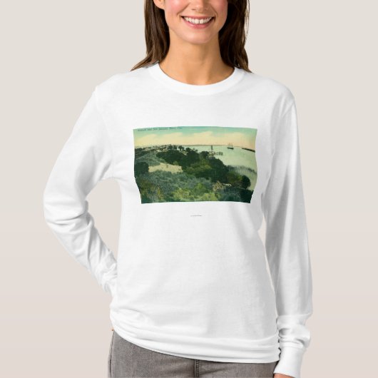 Uitzicht van Antioch en de San Joaquin T-shirt (Voorkant)