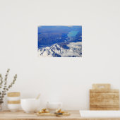 Uitzicht van Aoraki/Mount Cook in Nieuw-Zeeland Poster (Keuken)