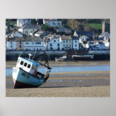 Uitzicht van Appledore uit Instow Poster (Voorkant)