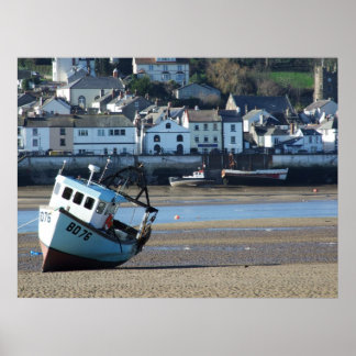 Uitzicht van Appledore uit Instow Poster