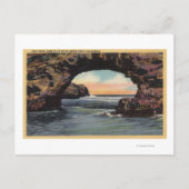 Uitzicht van Arch Rock langs West Cliff Drive Briefkaart (Voorkant)