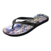 Uitzicht van Arles, bloeiende boomgaarden (1889) V Teenslippers (Schuin)