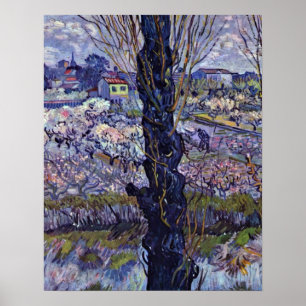 Uitzicht van Arles door Vincent Willem van Gogh Poster