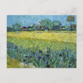 Uitzicht van Arles Irises Vincent van Gogh Briefkaart (Voorkant)