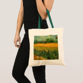 Uitzicht van Arles met Irises door Vincent van Gog Tote Bag (Voorkant (product))