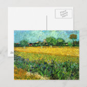 Uitzicht van Arles met Irises op de voorgrond Briefkaart (Voorkant / Achterkant)