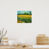 Uitzicht van Arles met Irises op de voorgrond Poster (Keuken)