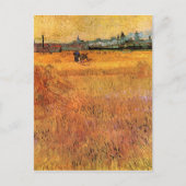 Uitzicht van Arles uit de Wheat Fields van Van Gog Briefkaart (Voorkant)