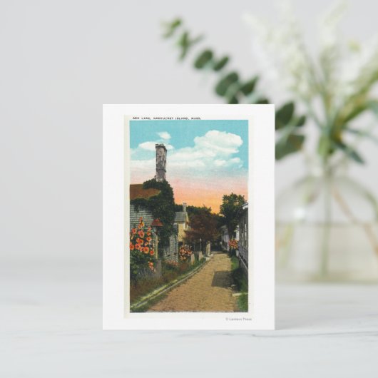 Uitzicht van Ash Lane Briefkaart (Staand voorkant)